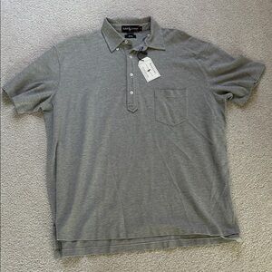 NWT Ralph Lauren Classic Men’s Mesh BIG Gray Polo Shirt -Large Tall